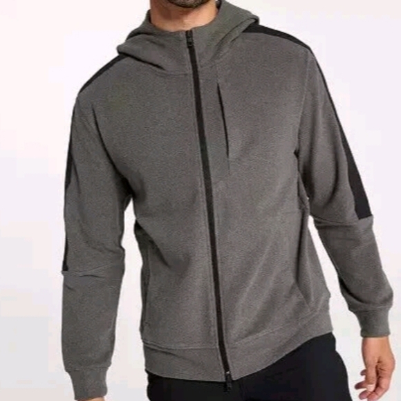 VRST Other - VRST Men's Medium Pinnacle Polar Fleece Zip Up Hoodie Jacket Warm Pewter New